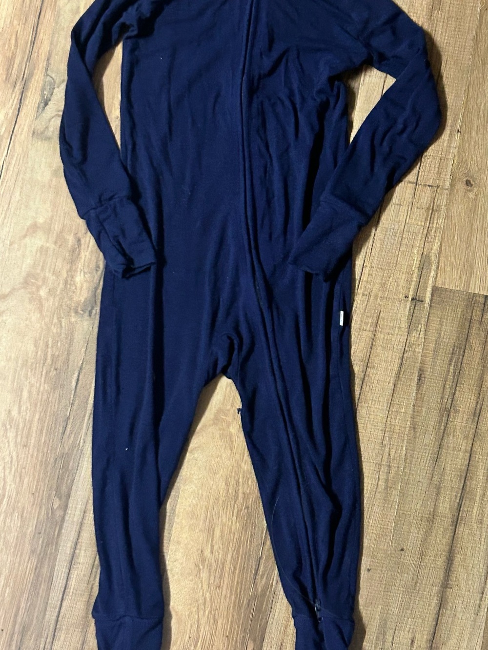 Little Sleepies Navy Blue Lunaluxe Bamboo Viscose Zippie Pajamas 18-24 Months